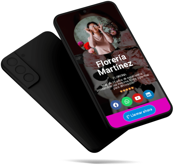 TARJETA DIGITAL PARA FLORERÍAS