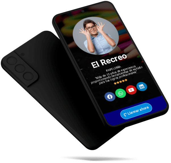 TARJETA DIGITAL PARA PAPELERÍAS
