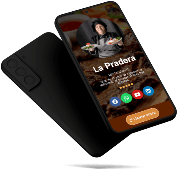TARJETA DIGITAL PARA RESTAURANTES