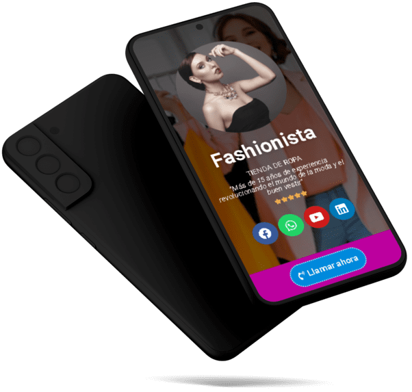 TARJETA DIGITAL PARA TIENDAS DE ROPA